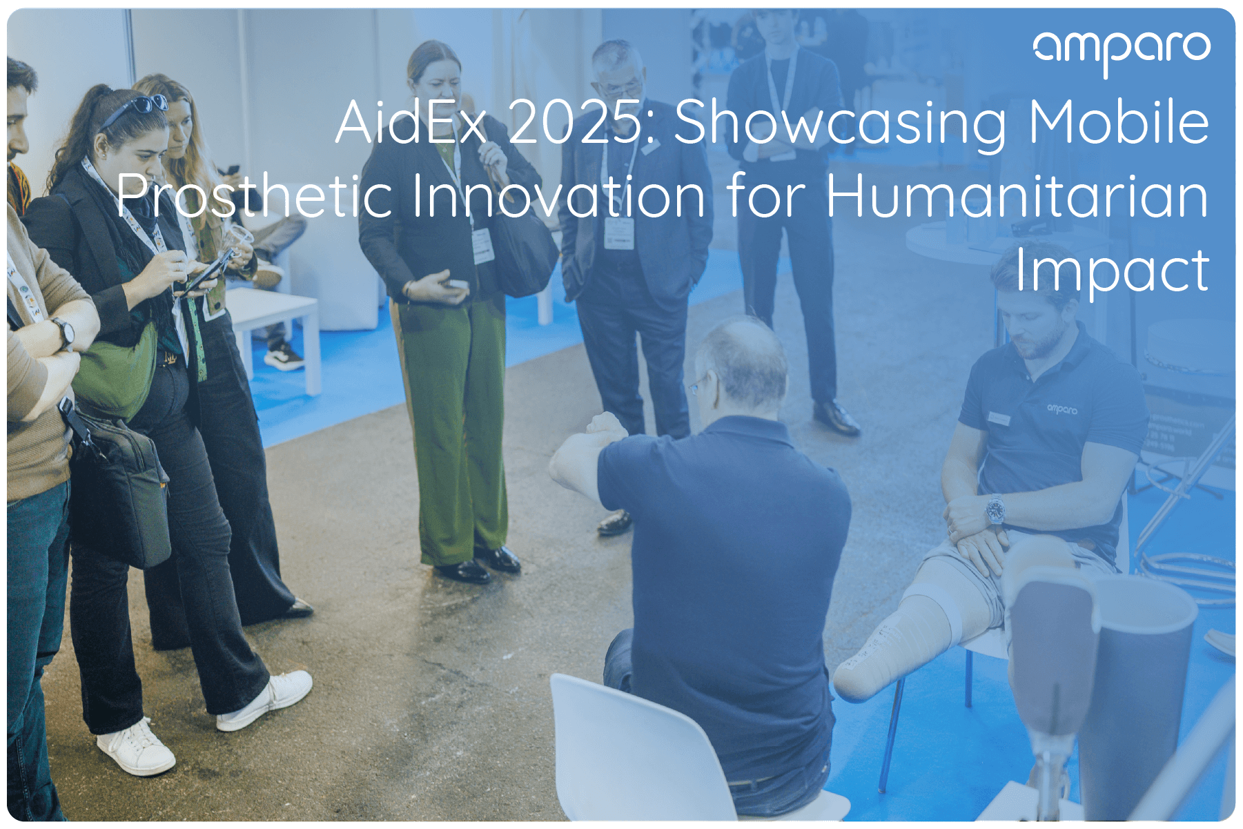 Amparo at AidEx 2025 - Lower limb prosthetic sockets